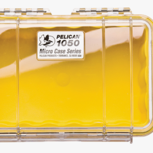 PELI™ MicroCase 1050, transparent mit gelber Auskleidung NF