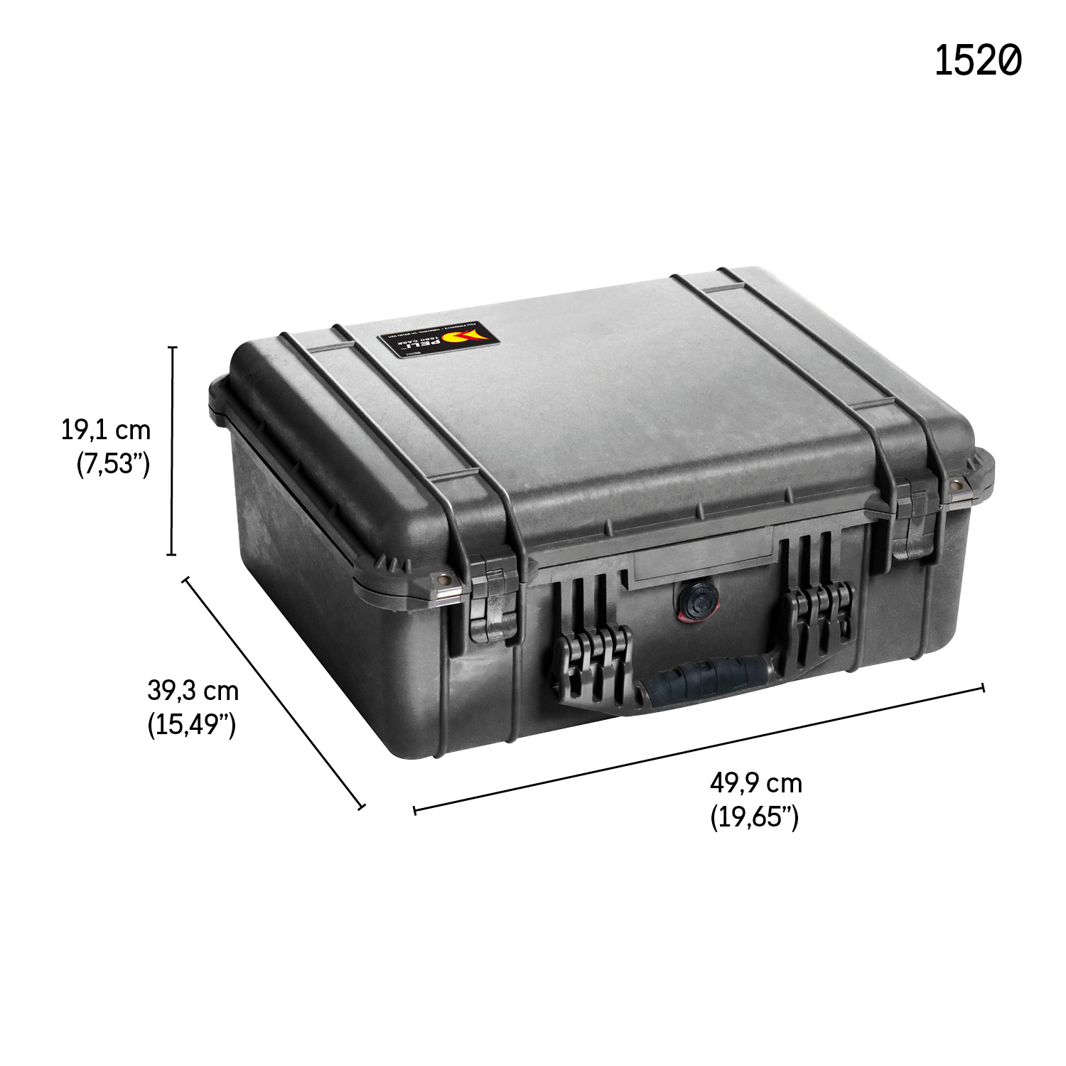 PELI™ Case 1520, schwarz WL/WD – Bild 4