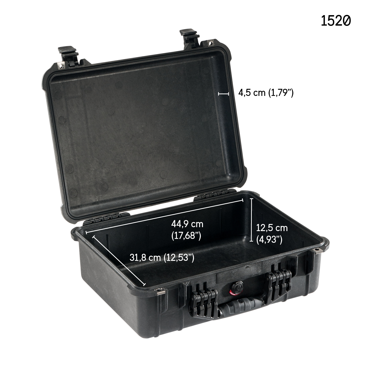 PELI™ Case 1520, schwarz WL/WD – Bild 3