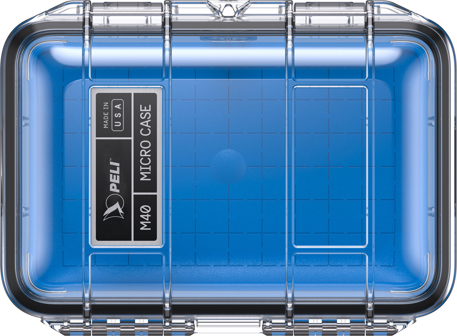 PELI™ MicroCase M40, transparent mit blauer Auskleidung NF – Bild 4
