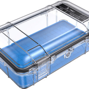 PELI™ MicroCase M60, transparent mit blauer Auskleidung NF