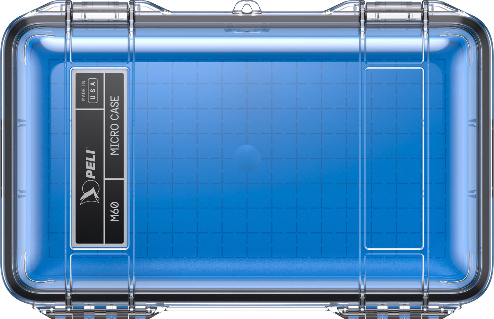 PELI™ MicroCase M60, transparent mit blauer Auskleidung NF – Bild 4