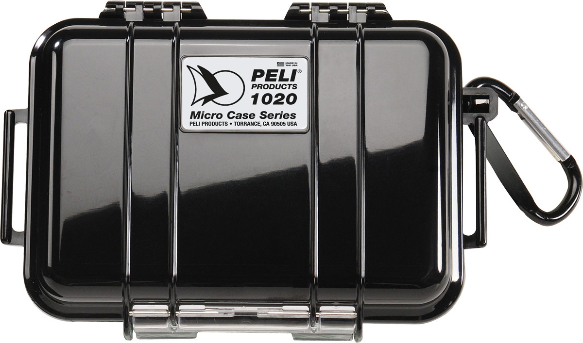 PELI™ MicroCase 1020, schwarz mit schwarzer Auskleidung NF